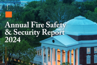 Photo of Rotunda on cover of fire safety report